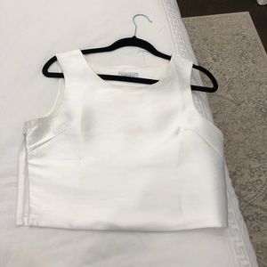 Silk crop top